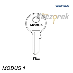Gerda 054 - klucz surowy - MODUS 1 -  S30 S35 - Typ A